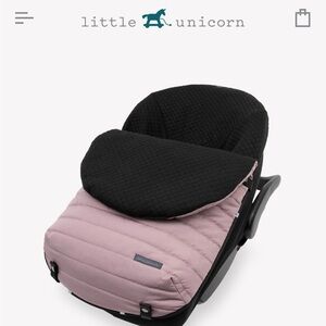 Little Unicorn Infant Footmuff Car Seat Cover - Mauve